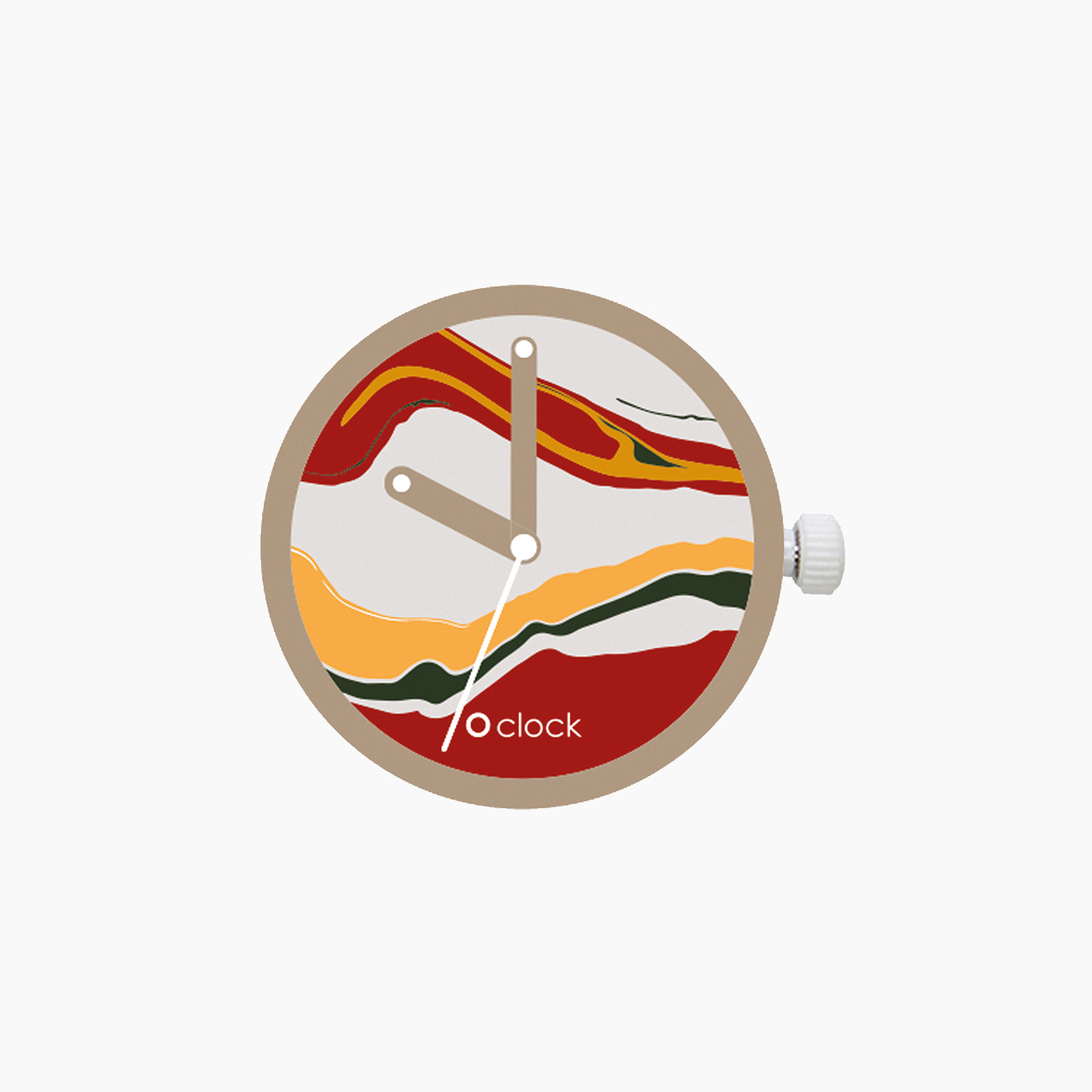 Meccanismo fluid rosso O clock