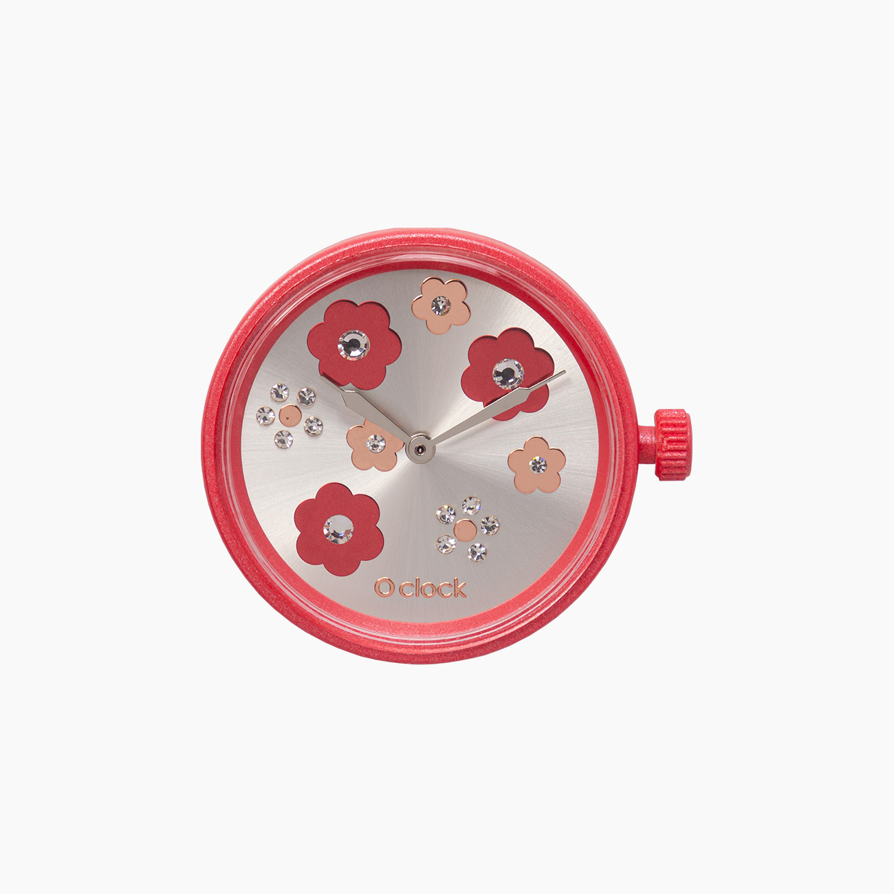 Meccanismo flower mix crystal rosso O clock