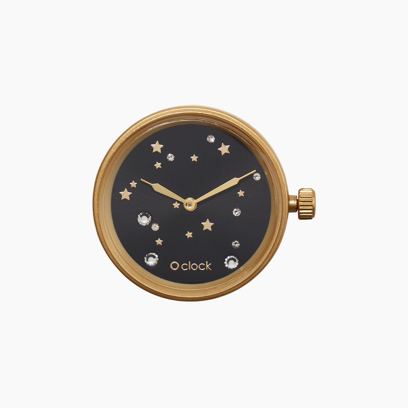 Meccanismo nightsky crystal nero O clock