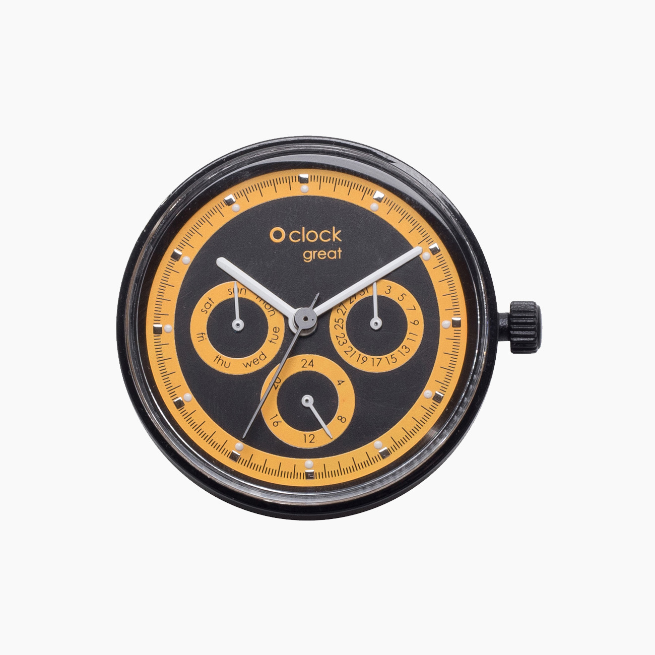 Meccanismo racing arancione O clock great