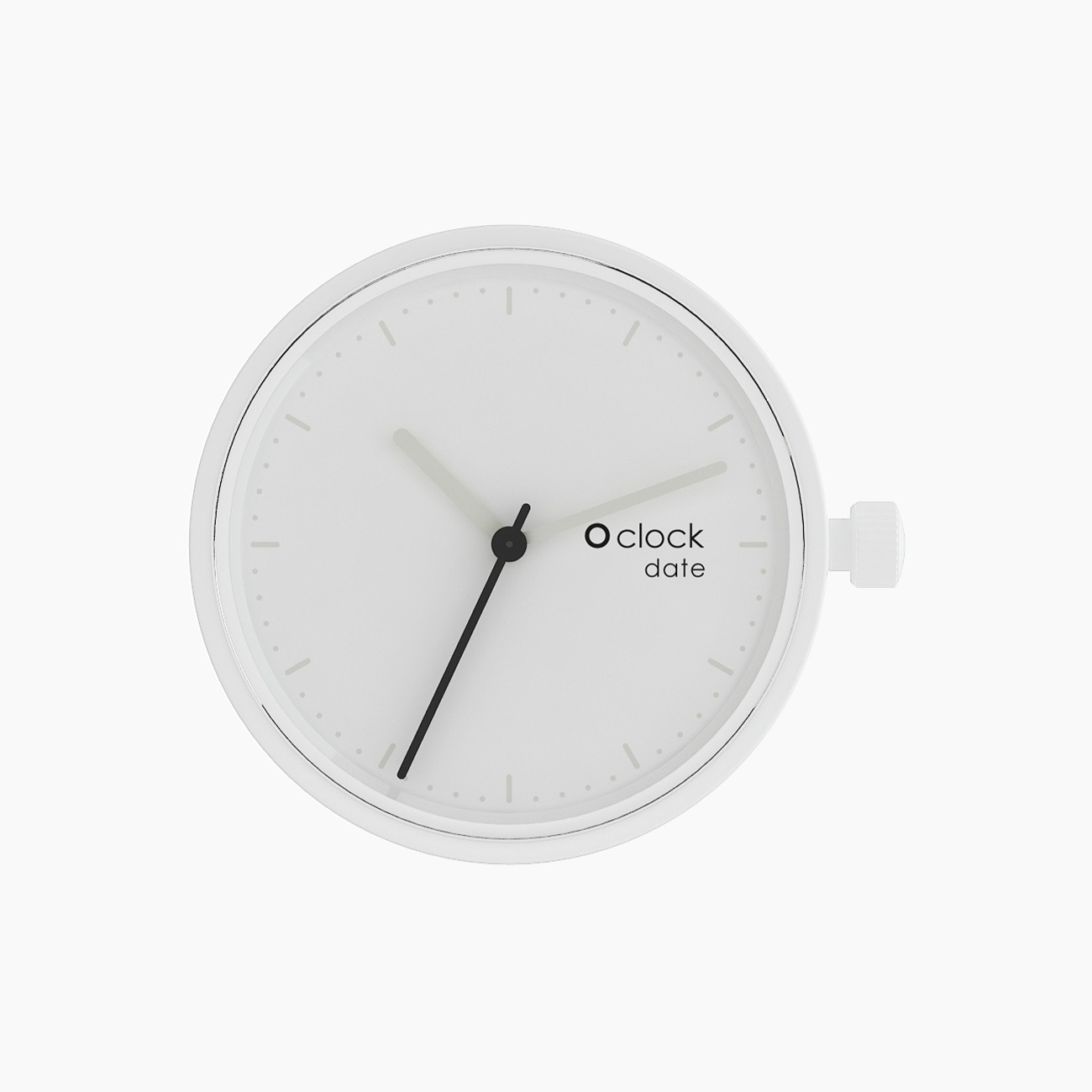 Meccanismo sunlight metal bianco O clock great