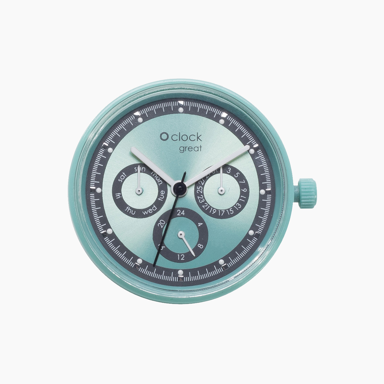 Meccanismo racing verde O clock great