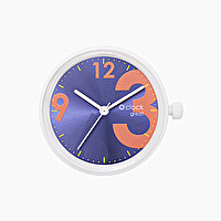 Meccanismo soleil ﬂuo numbers corallo O clock great