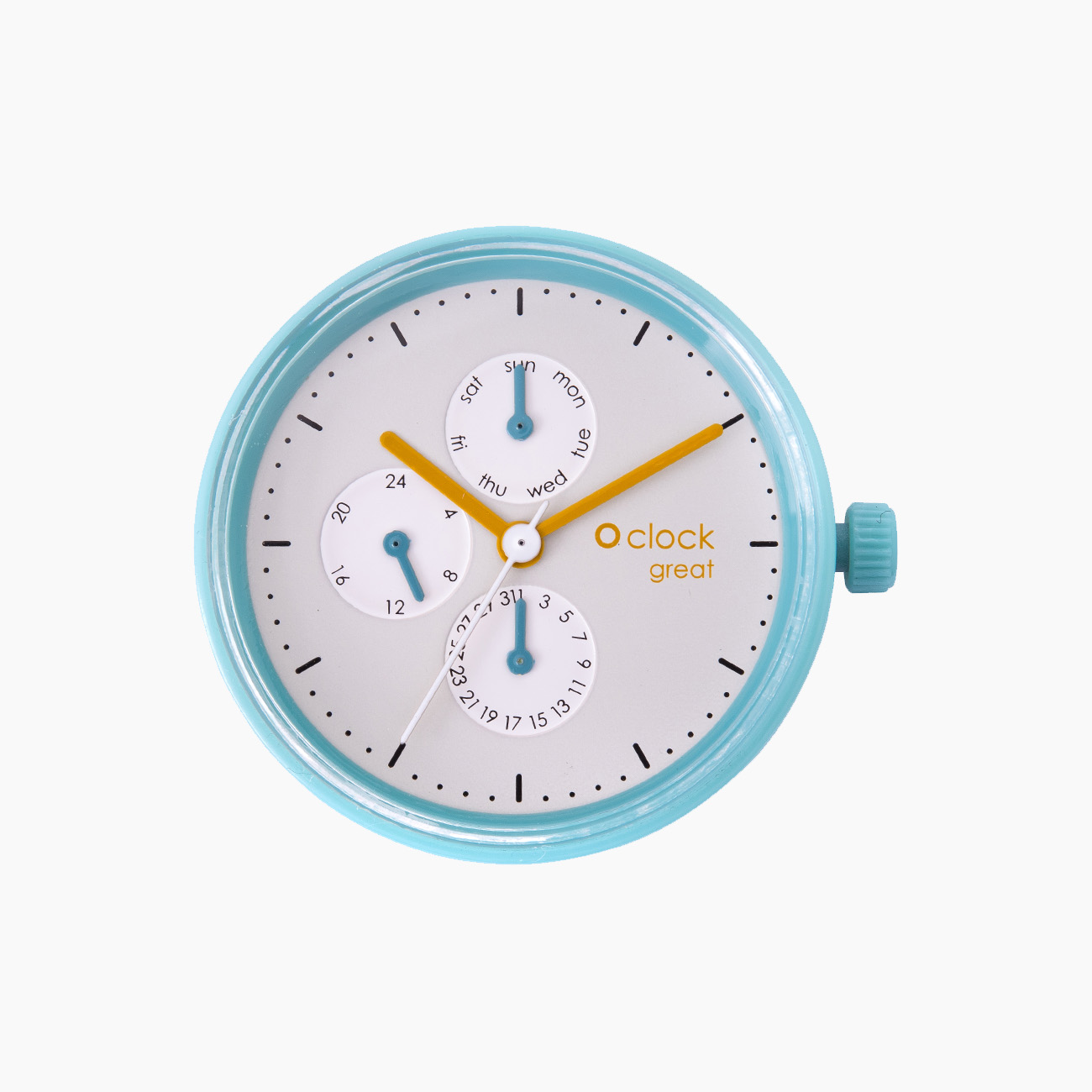 Meccanismo date generic antique green O clock great