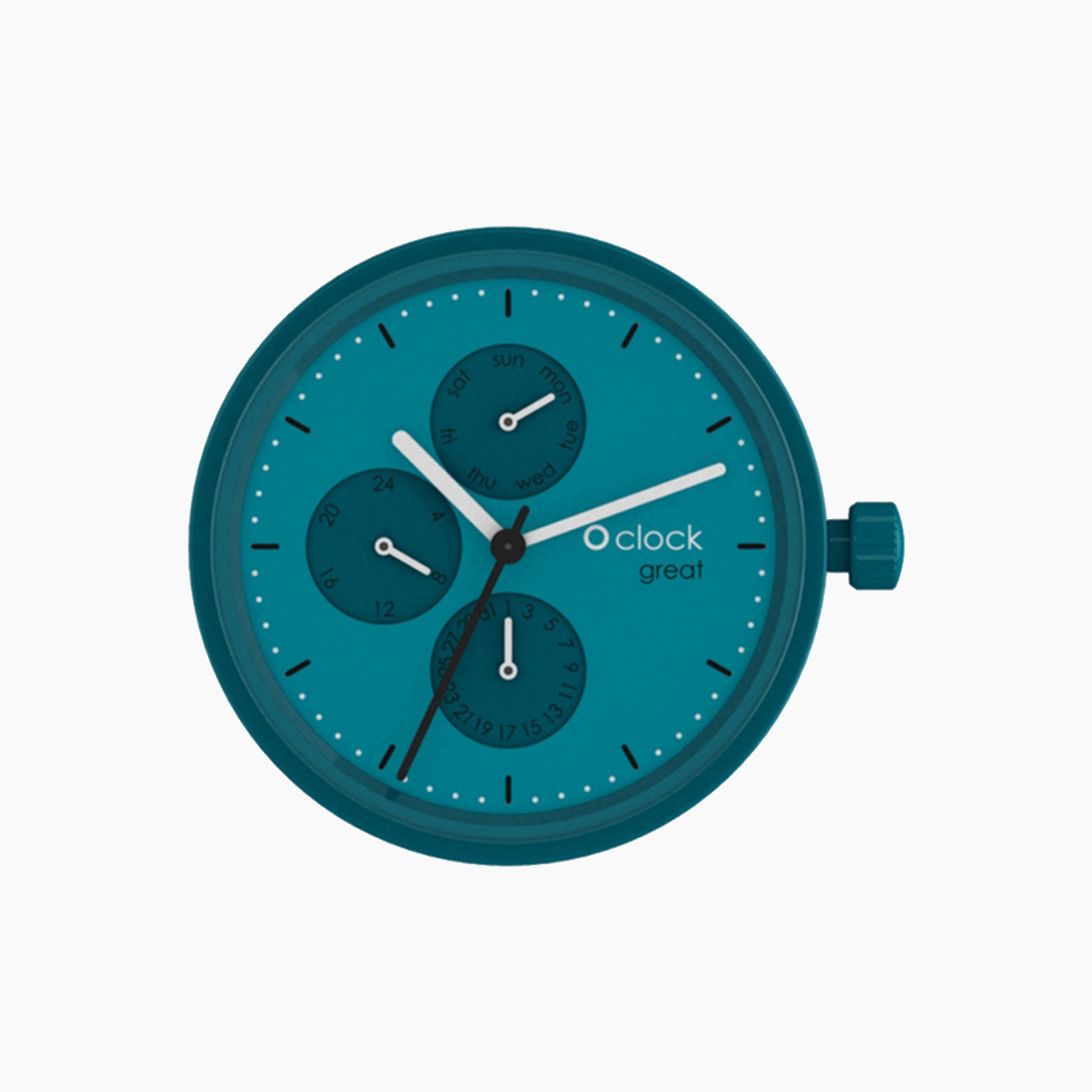 Meccanismo soleil ottanio datario O clock great