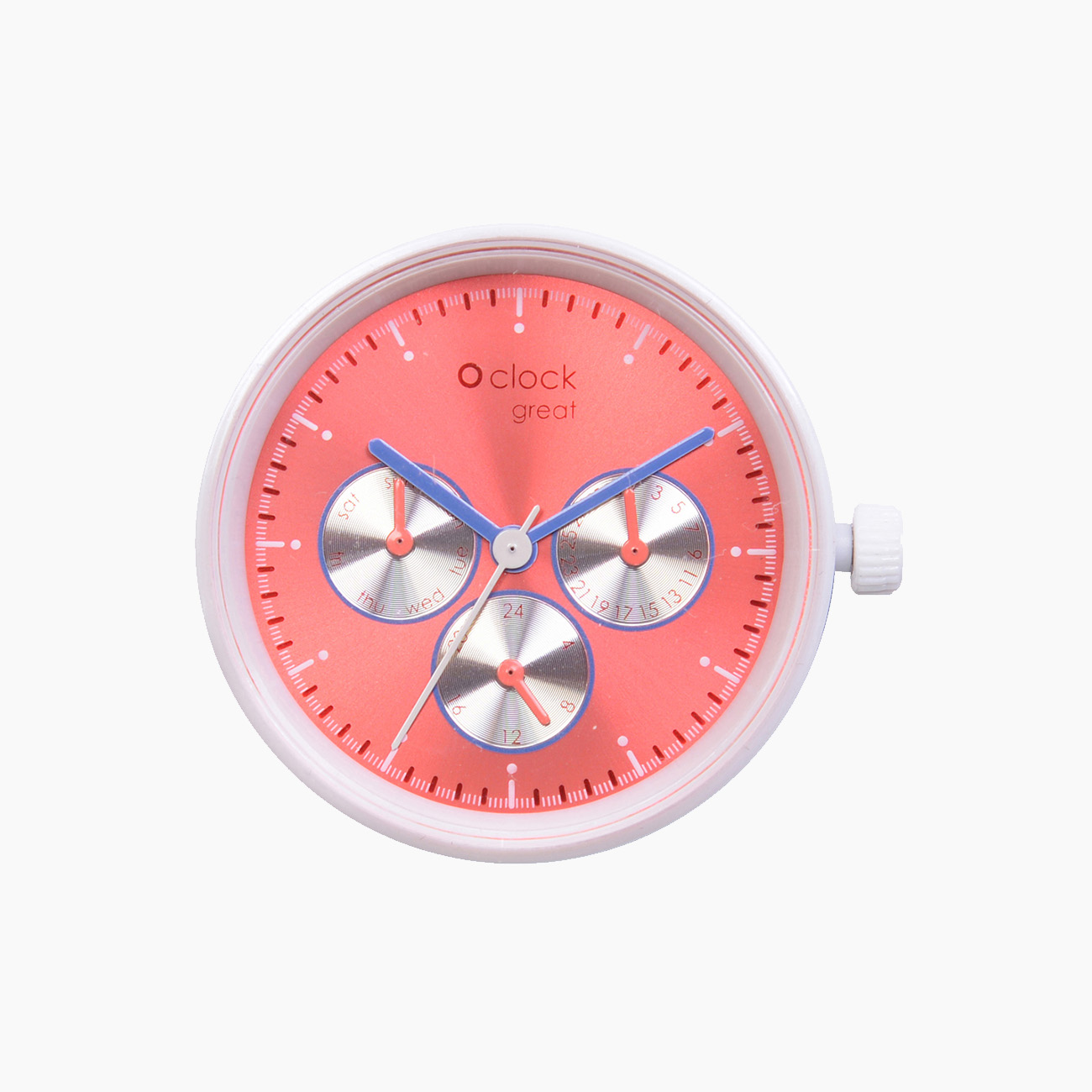 Meccanismo racing soleil corallo O clock great